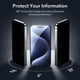 thumbnail image 2 of Protector de pantalla de privacidad ESR para iPhone 15 Pro (paquete de 3), 2 of 8
