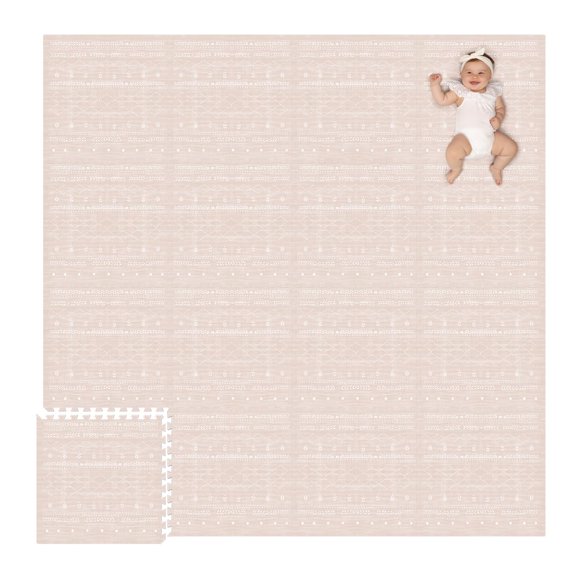 Colchoneta de juego para bebé Lillefolk 244x244 cm espuma EVA impermeable