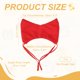 thumbnail image 2 of Gorro de Ducha para Gatos Uxcell, Gorro de Ducha para Perros con Correa Ajustable, (Rojo), Destinado para Gatitos/Pequeños Cachorros/Aseo, 2 of 7