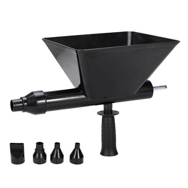 Herramienta de lechada de relleno para taladro manual eléctrico Ingeniería portátil Nylon Negro con 4 boquillas para paredes de ladrillos Decoración