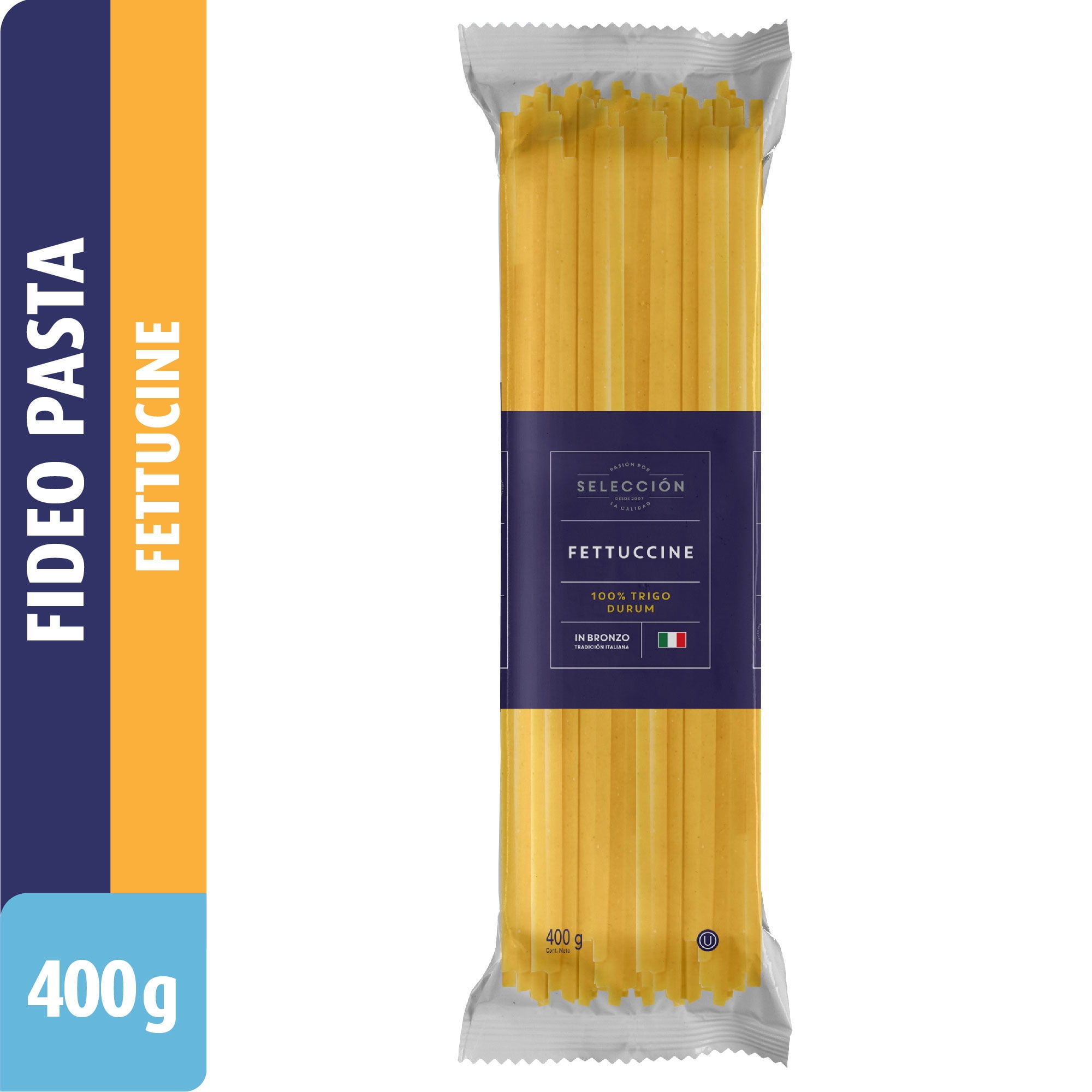 Fideo Pasta Fettuccine Bolsa 400 g Selección