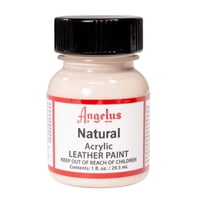 Pintura Acrílica Angelus Para Cuero, 30 Ml, Natural (Paquete De 1)