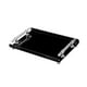 thumbnail image 3 of Bandeja Rectangular para Servir con Asas, Organizador de Encimera, Bandeja para Mesa de Café, Bandeja de Exhibición Decorativa para Bocadillos Y Fruto Negro S, 3 of 5