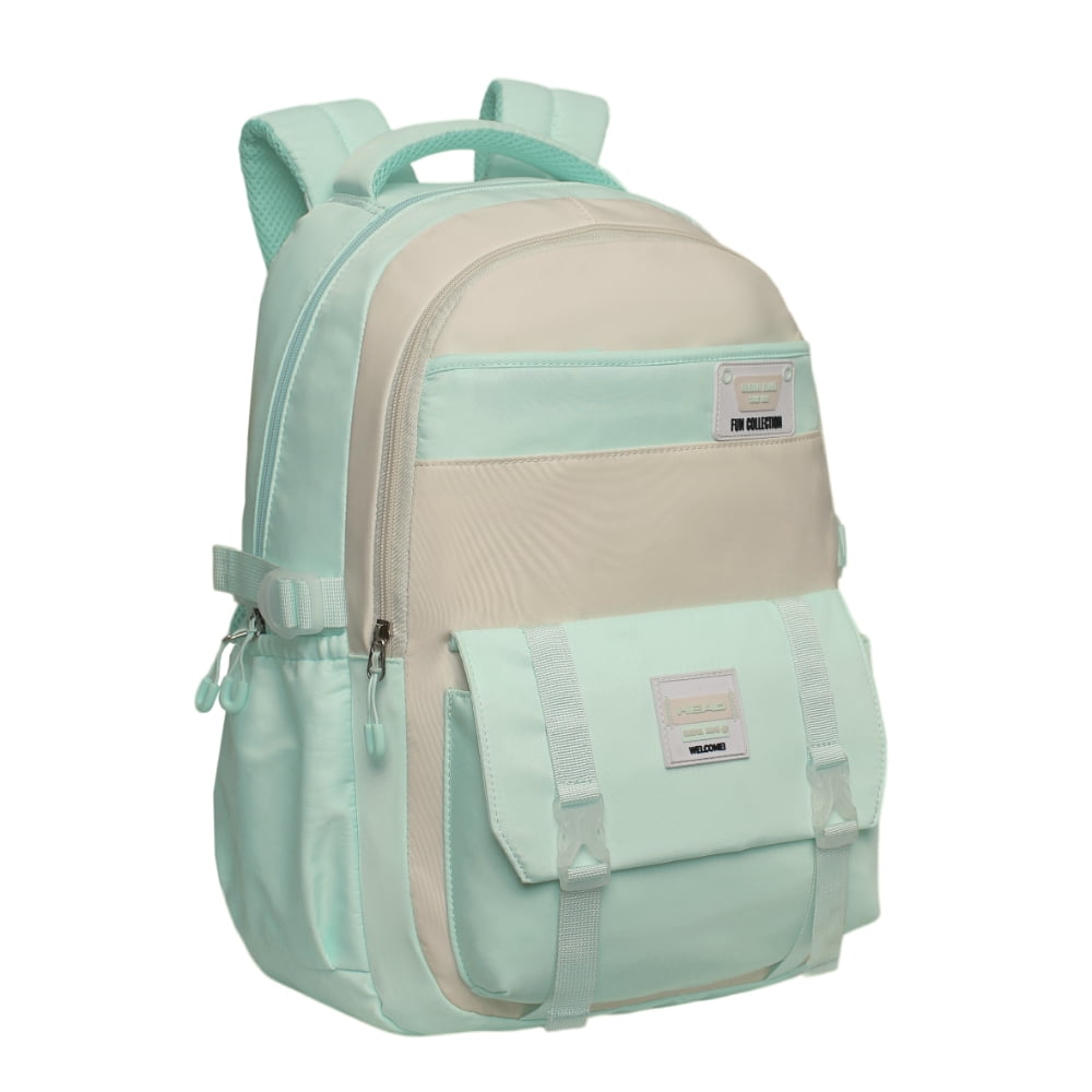 Mochila Mujer Kawaii Venza Color Block Menta Head