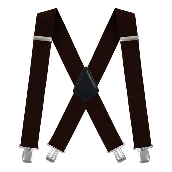Tirantes Moulen de 5 cm de ancho, ajustables, color marrón