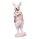 thumbnail image 1 of Estatua De Conejo De Pascua, Figura De Conejo Para Chimenea, Centro De Mesa, Pasillo, Corazón Plateado, Ropa Dorada, 1 of 5