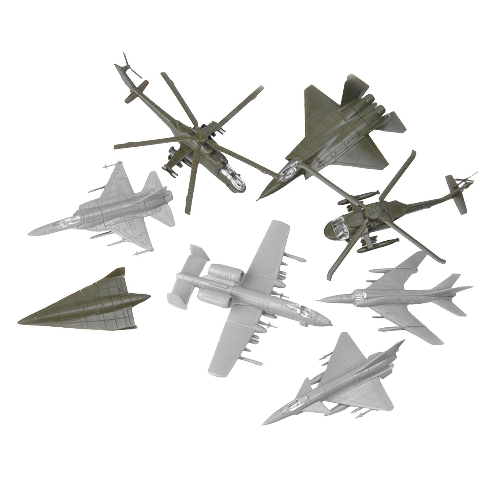 Bothyi - 8 Piezas De Juguetes De Avión Pp De Buena Calidad Para Exhibir Coleccionistas De Amigos