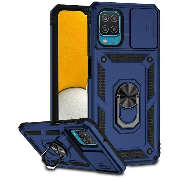 Estuche GANGXUN para Samsung Galaxy A12, soporte giratorio 360°, estilo mecánico y magnético