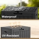 thumbnail image 5 of Baúl para terraza exterior MAIUSCOLI 113,56 L, impermeable con cierre (negro), 5 of 8