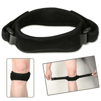 Genérico - Pack 2 Menisqueras Soporte Rotuliano Ajustable Negro