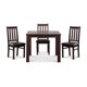 thumbnail image 5 of Comedor Ñuble Cuadrado 95X95 Cm Con 4 Sillas Chocolate-Negro, 5 of 13
