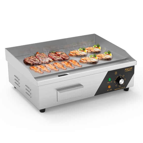 Plancha Eléctrica ROVSUN 54 cm Acero Inoxidable 1500W 110V