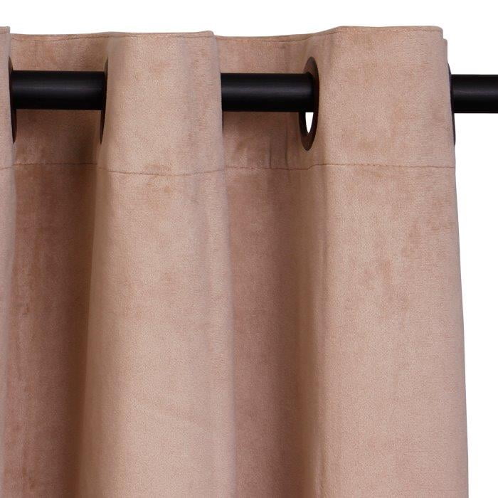Masel - Cortina Argollas New Velvet 1.40 X 2.20 Beige