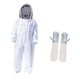 thumbnail image 3 of Disfraz de traje de abejas con guantes de apicultor transpirable para los apicultores para los apicultores de la apicultura , L L, 3 of 5