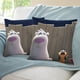thumbnail image 3 of 2 Perros Estúpidos Fundas de almohada de terciopelo con tema, regalos de funda de almohada, decoración para el hogar, cojín de lanzar, regalo de cumpleaños para fans y parejas.50*50cm., 3 of 6
