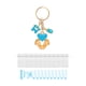 thumbnail image 3 of Lindo Llavero Portátil Para Coche Con Forma De Huella De Pie, Regalo Para Invitados De Baby Shower, Color Azul, 3 of 5