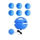 thumbnail image 1 of Entrenador De Pickleball Con Cuerda Portátil Con Mango, Herramienta De Entrenamiento De Pickleball, Bola Azul, 1 of 5