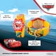 thumbnail image 3 of Reloj Infantil Disney Rayo McQueen Bisel Rojo Correa Amarilla, 3 of 6
