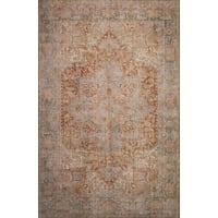 Rug Kas Rugs London 4801, Rectángulo Transicional Oxidado, 60 Cm X 90 Cm