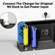 thumbnail image 5 of Base de carga compatible con Nintendo Switch y el modelo OLED, estación de carga de mandos mejorada con 8 ranuras de almacenamiento de juegos-Negro, 5 of 7