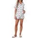 thumbnail image 2 of INSPIRE CHIC Conjunto de Pijama de Satén para Mujer Regreso a Clases Suave Manga Corta con Botones Ropa de Dormir con Bolsillo en el Pecho y Pantalones Cortos para Primavera Verano S Blanco-Puntos, 2 of 6