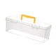 thumbnail image 1 of Caja de herramientas transparente con asa, estuche de transporte portátil, organizador de almacenamiento para herramientas de reparación, hardware, vi Amarillo 358 x 12 x 108 cm, 1 of 5