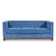 thumbnail image 3 of Sofá Roma 3C Tela Velvet Azul Petróleo, 3 of 6