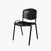 Modernismo - Silla Visita Iso Polipropileno Negro