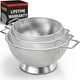 thumbnail image 1 of Colador PriorityChef Premium de acero inoxidable 0,7/1,4/1,9 L, 1 of 3