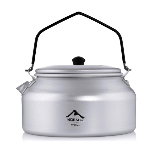 Hervidor de camping widesea 1 L de aluminio anodizado duro y ultraligero