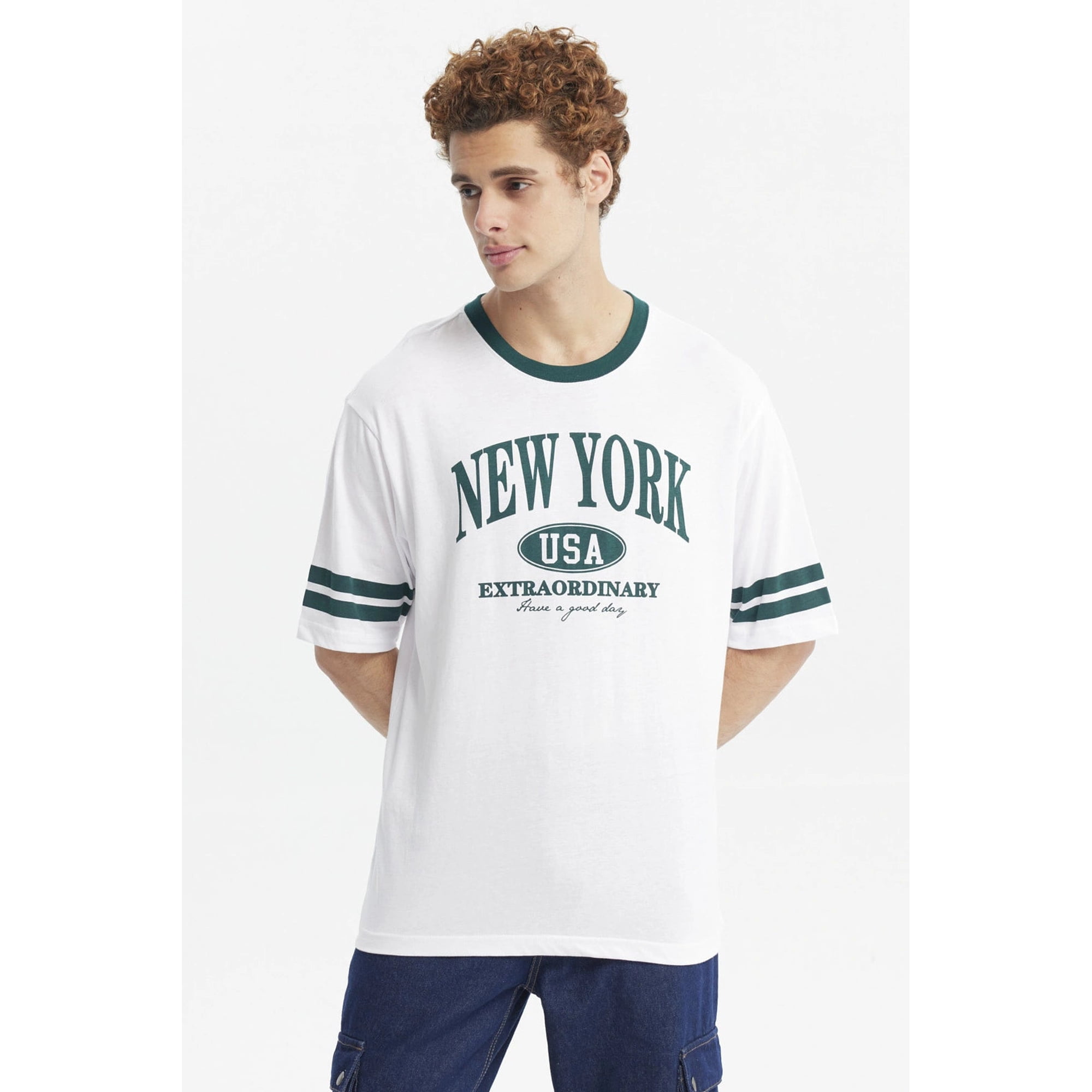 Fashionspark - Polera Hombre Urban City Usa Blanco