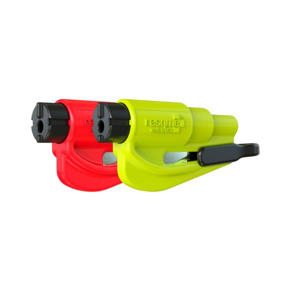 Llavero RESQME Herramienta de Escape 2 en 1 Rojo y Amarillo (2 unidades)