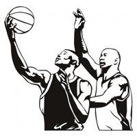 Rienda Libre Graphics - Decomural Basketball Sport Basketball Players Ws-17648