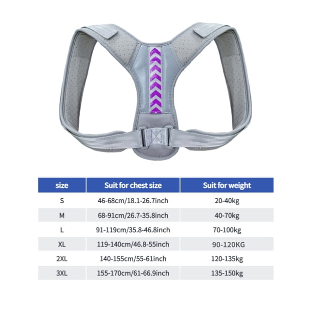 Back Shoulder Posture Corrector Adjustable Belt Clavicle Spine Support Reshape Your Body Home Office Sport Upper Back Neck Brace