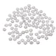 thumbnail image 1 of 100x Copo De Nieve Flor Spacer Beads Charms Jewelry DIY Crafts 4mm Silver, 1 of 3
