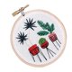 thumbnail image 2 of Kit de bordado estampado con patrones de punto de cruz Artesanía - Pot Plant EC002, 2 of 5