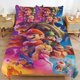thumbnail image 1 of Super Mario 3-Piece Comforter Set for Bedroom Super Mario Bedding Set for Kids Adults Soft Microfiber Duvet Cover Set with Zipper Closure, 1 of 5