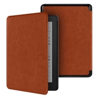 Funda Gangxun Compatible Con Kindle Paperwhite6 – Diseño Con Correa De Mano, Modo Automático, Cuero Pu Vintage