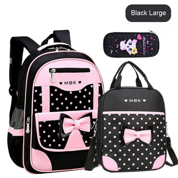 3 Pcs Children School Bags For Girl Korean Cute 1-6 Grade Backpack Set Primary Kid Student Pencil Case Back Pack Handbag Mochila