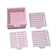 thumbnail image 4 of Portanotas Adhesivas con Plantilla, Dispensador de Notas Adhesivas, Regalo, Ahorro de Espacio, Caja de Almacenamiento de Papel de Notas Multifuncional Rosa, 4 of 5