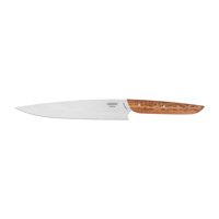Cuchillo Utility Tramontina Verttice Con Lámina De Acero Inoxidable Y Mango De Madera Natural 8""