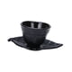 thumbnail image 3 of Vasas De Té De Té De Hierro Fundido Juego De Tasa De Té Creativa De Té De Té Taza De Té Con Monta?a Rusa De Hoja De Platillo, 3 of 5
