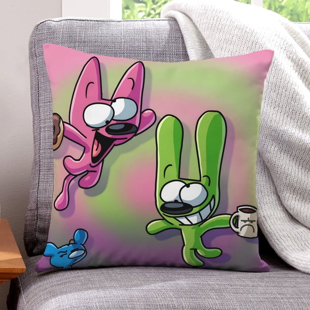 Hoops y Yoyo Fundas de almohada de terciopelo con tema, regalos de funda de almohada, decoración para el hogar, cojín de lanzar, regalo de cumpleaños para fans y parejas.66*66cm.