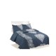 thumbnail image 1 of Cubrecama Quilt Verano King Azul con diseños de flores blancas A105, 1 of 3