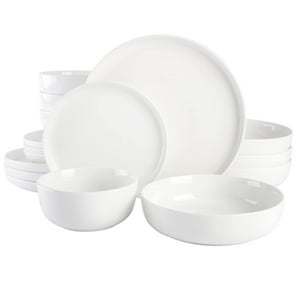 Juego De Vajilla Gibson Home Oslo De Porcelana, 16 Piezas, Blanco