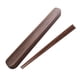 thumbnail image 3 of Vajilla Portátil Para Viajes Al Aire Libre, Palillos De Madera Maciza De Nogal Con Estuche, 3 of 5