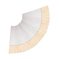 Magideal - 50X Barbacoa -Skewer, Brochetas De Parrilla, Brochetas De Parrilla, Kebob -Sticks, Acero Inoxidable -Kabob -Skewer Para Frutas De Mar De Camarones -Ve Departamento