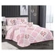thumbnail image 2 of Cubrecama Quilt Verano King - Rosado Cuadrille Rosas HX657, 2 of 3