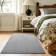 thumbnail image 4 of Alfombra Brontsevika 152 cm x 91 cm Gris Lavable y Antideslizante, 4 of 8