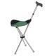 thumbnail image 3 of Bastón Con Asiento Para Caminar, Portátil, De Viaje, Ligero, Para Sentarse, Plegable, Color Verde, 3 of 5